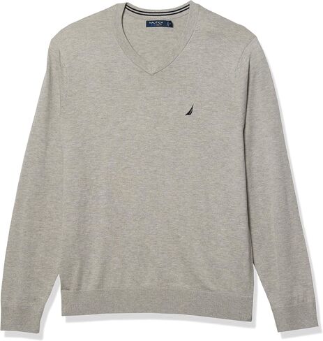 Nautica Men's Big and Tall Navtech V-Neck Sweater in Kuwait
