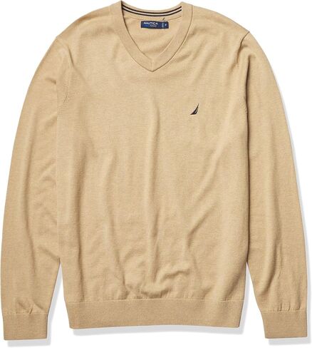 Nautica Men's Big and Tall Navtech V-Neck Sweater in Kuwait
