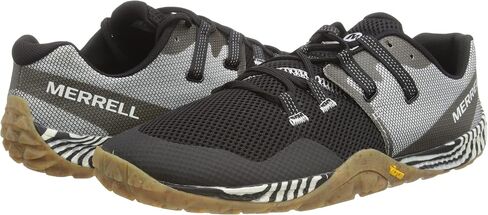 حذاء Merrell Trail Glove 6 Solution Dye - للرجال أسود/أبيض in Kuwait