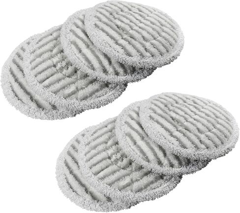 HQRP 4-pack Steam Mop Pads compatible with Shark S7000, S7000AMZ, S7001, S7001TGT, S7020, S7000C, S7001C Steam & Scrub All-in-One, XKITP7000 Replacement in Saudi Arabia