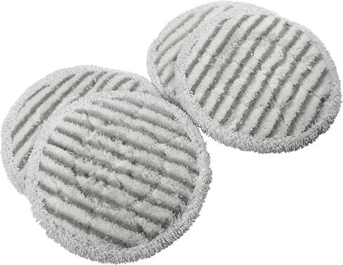 HQRP 4-pack Steam Mop Pads compatible with Shark S7000, S7000AMZ, S7001, S7001TGT, S7020, S7000C, S7001C Steam & Scrub All-in-One, XKITP7000 Replacement in Saudi Arabia