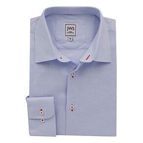 JustWhiteShirts Men’s Egyptian Cotton Non Iron, Stain Resistant Dress Shirt, Long Sleeve in Saudi Arabia