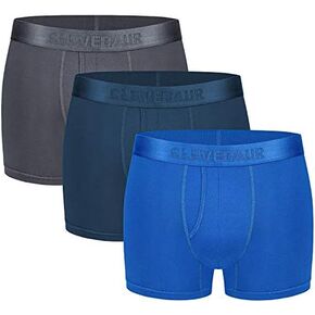 CLEVEDAUR Men's Underwear 3 Pack Micro Modal Trunks Underwear for Men in Saudi Arabia