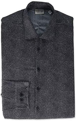 Kenneth Cole REACTION Men's Dress Shirt Extra Slim Fit Stretch Stay-Crisp Collar Print in Saudi Arabia
