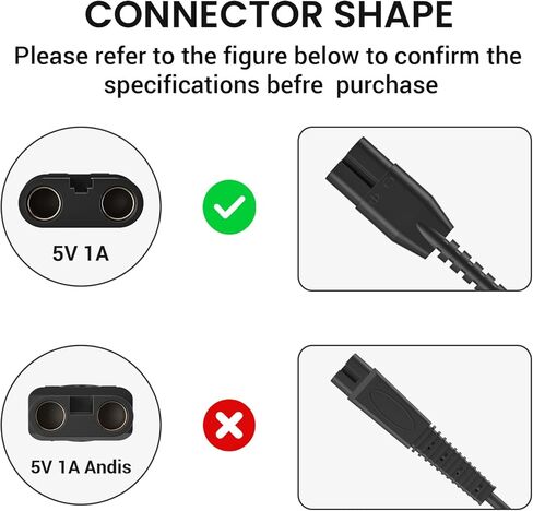 The Weed Whacker Nose and Ear Hair Trimmer Power Supply Charger Cord,Power Adapter Replacement Charger Fit for Manscaped Lawn Mower 3.0/2.0 Electric Groin Hair Trimmer Manscape. in Kuwait