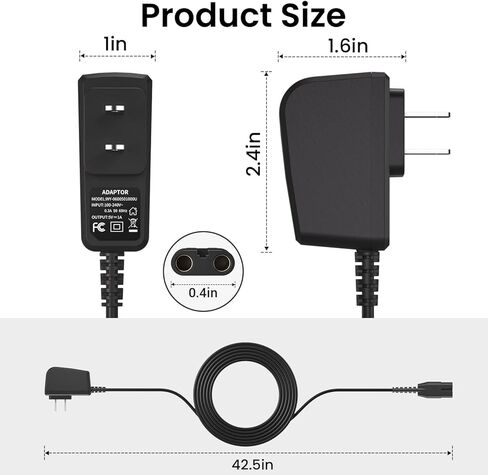 The Weed Whacker Nose and Ear Hair Trimmer Power Supply Charger Cord,Power Adapter Replacement Charger Fit for Manscaped Lawn Mower 3.0/2.0 Electric Groin Hair Trimmer Manscape. in Kuwait