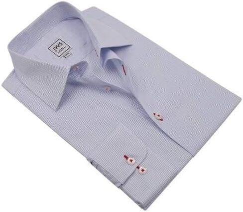JustWhiteShirts Men’s Egyptian Cotton Non Iron, Stain Resistant Dress Shirt, Long Sleeve in Saudi Arabia