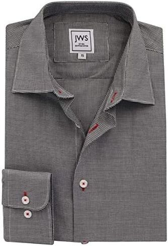 JustWhiteShirts Men’s Egyptian Cotton Non Iron, Stain Resistant Dress Shirt, Long Sleeve in Saudi Arabia