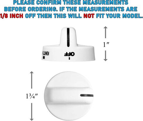 Upgraded Lifetime Appliance 8273104 Knob Compatible with Whirlpool Stove/Range - WP8273104 in Saudi Arabia