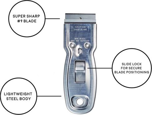 Excel Blades K11 Razor Blade Scraper, includes 6 Single Edge Blades in Saudi Arabia