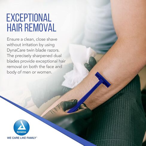 Dynarex Twin Blade Razors BX/50 in Saudi Arabia