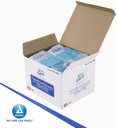 Dynarex Twin Blade Razors BX/50 in Saudi Arabia
