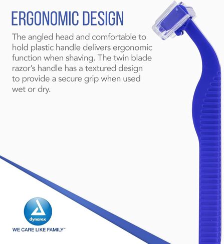 Dynarex Twin Blade Razors BX/50 in Saudi Arabia