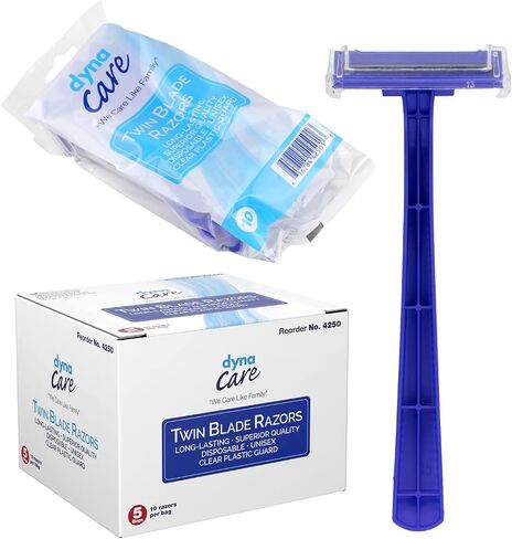 Dynarex Twin Blade Razors BX/50 in Saudi Arabia