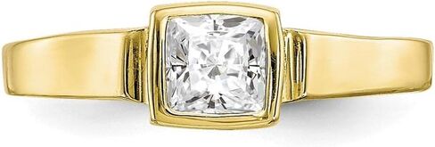 Million Charms 10k Yellow Gold CZ Toe Ring in Saudi Arabia