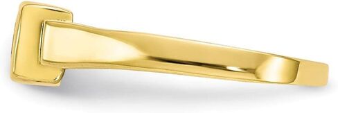 Million Charms 10k Yellow Gold CZ Toe Ring in Saudi Arabia