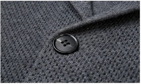 Autumn Men's Wool Knit Jacket Business Casual Single-Breasted Sweater Cardigan Jacket in Saudi Arabia