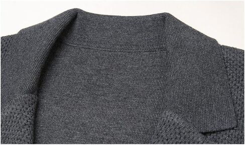 Autumn Men's Wool Knit Jacket Business Casual Single-Breasted Sweater Cardigan Jacket in Saudi Arabia