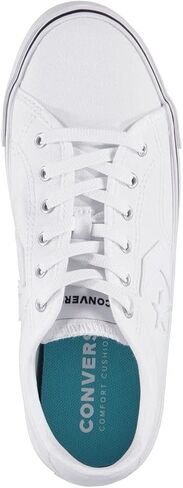 Converse Star Replay Star of The Show Unisex White Canvas Shoes Size 10.5 Men / 12 Women in Kuwait