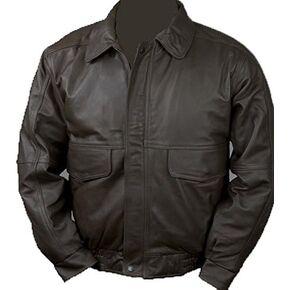 Burk's Bay Men's Napa Leather Flight Jacket in Saudi Arabia
