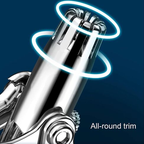 Enjcwer Stainless Manual Nose Hair Trimmer,No Batteries,Waterproof Painless Nose Hair Trimmer with 1 Cleaning Brush in Saudi Arabia