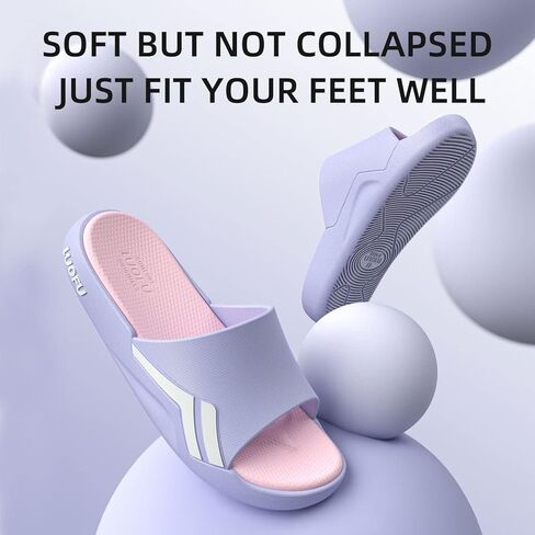 صنادل رياضية رجالية من LUOFU، مريحة وناعمة ومضادة للانزلاق، شباشب صيفية لدعم القوس وخفيفة الوزن للاستخدام الداخلي والخارجي in Kuwait