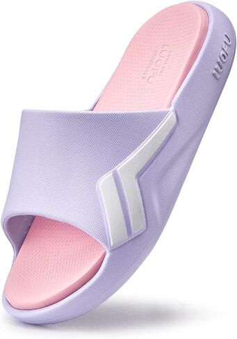 صنادل رياضية رجالية من LUOFU، مريحة وناعمة ومضادة للانزلاق، شباشب صيفية لدعم القوس وخفيفة الوزن للاستخدام الداخلي والخارجي in Kuwait