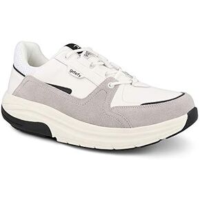 Gravity Defyer Men's G-Defy Pelekxon Leather Athletic Shoes - Hybrid VersoShock Pain Relief Walking Shoes in Kuwait