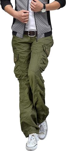 Mens 100% Cotton Tactical Pant Camping Hiking Army Cargo Combat Military Trouser in Saudi Arabia