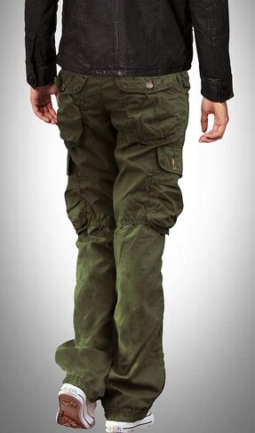 Mens 100% Cotton Tactical Pant Camping Hiking Army Cargo Combat Military Trouser in Saudi Arabia
