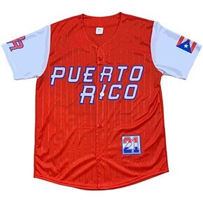 Jersey Baseball Puerto Rico Red in Kuwait