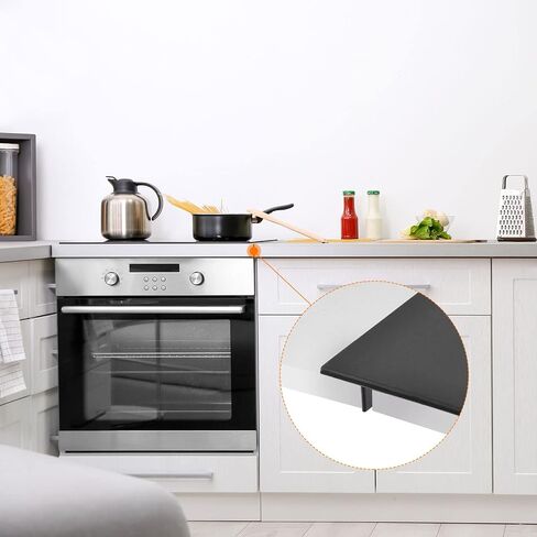 PATIKIL 21 Inch Silicone Stove Gap Covers, Heat Resistant Oven Gap Filler Seals Gaps Black for Kitchen Counter in Saudi Arabia