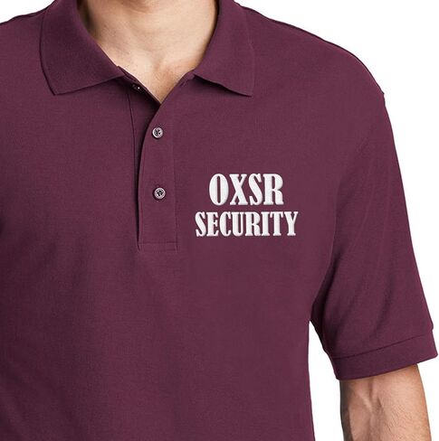 Custom Embroidered Logo Polo Shirts for Men Personalized Embroidery Company Logo in Saudi Arabia