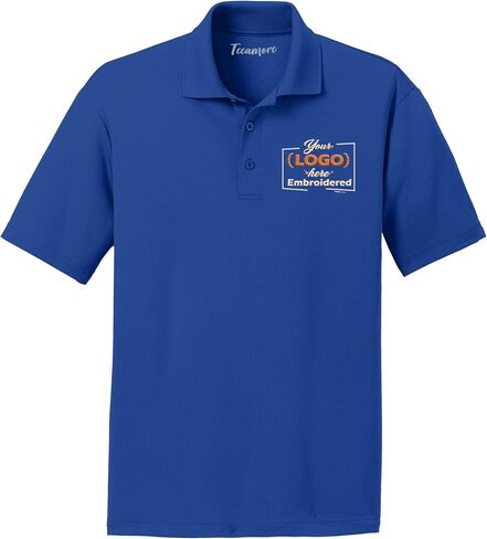 Custom Embroidered Logo Polo Shirt for Men Personalized Embroidery Company Logo in Saudi Arabia