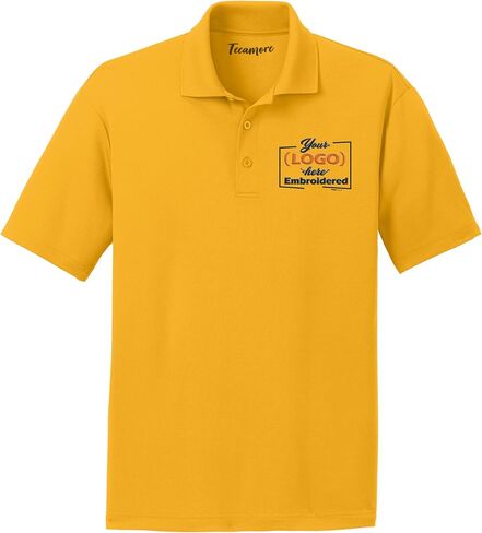 Custom Embroidered Logo Polo Shirt for Men Personalized Embroidery Company Logo in Saudi Arabia