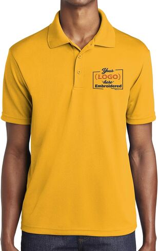 Custom Embroidered Logo Polo Shirt for Men Personalized Embroidery Company Logo in Saudi Arabia