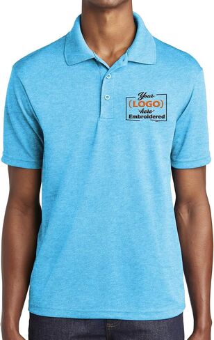 Custom Embroidered Logo Polo Shirt for Men Personalized Embroidery Company Logo in Saudi Arabia