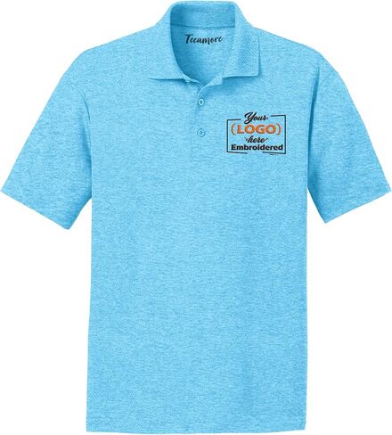 Custom Embroidered Logo Polo Shirt for Men Personalized Embroidery Company Logo in Saudi Arabia