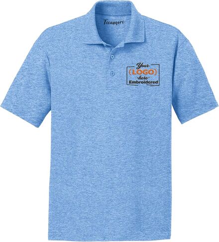 Custom Embroidered Logo Polo Shirt for Men Personalized Embroidery Company Logo in Saudi Arabia