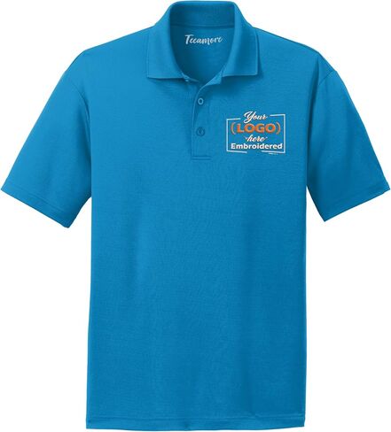 Custom Embroidered Logo Polo Shirt for Men Personalized Embroidery Company Logo in Saudi Arabia