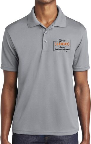 Custom Embroidered Logo Polo Shirt for Men Personalized Embroidery Company Logo in Saudi Arabia