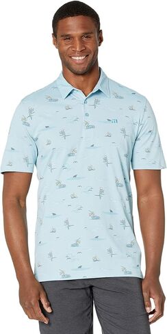 TravisMathew Men's Going Rogue Polo in Saudi Arabia