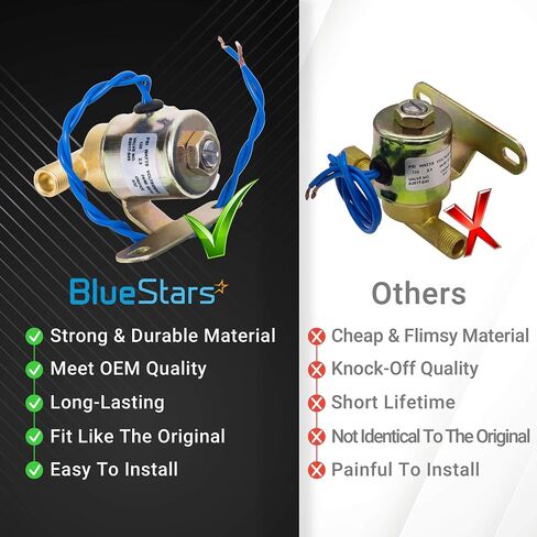 Ultra Durable B2015-S85 B2017-S85 4040 Humidifier Solenoid Valve Replacement part by BlueStars - Exact Fit for Aprilaire Humidifiers 24V 2.3W 60Hz Models 220 224 400 400M 440 500 600 600M 700 in Saudi Arabia