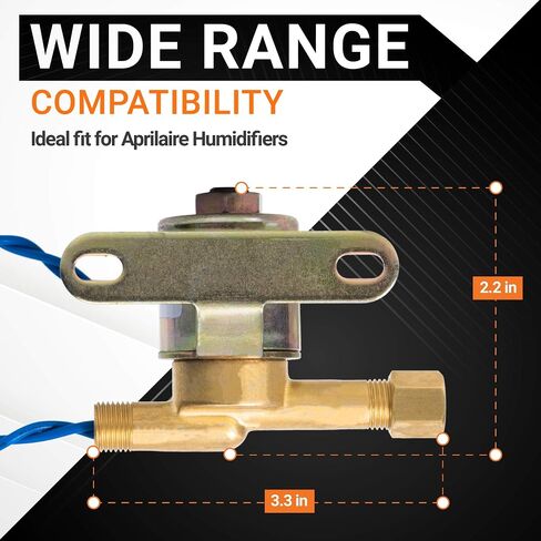 Ultra Durable B2015-S85 B2017-S85 4040 Humidifier Solenoid Valve Replacement part by BlueStars - Exact Fit for Aprilaire Humidifiers 24V 2.3W 60Hz Models 220 224 400 400M 440 500 600 600M 700 in Saudi Arabia