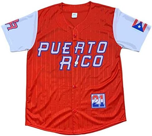 Jersey Baseball Puerto Rico Red in Kuwait