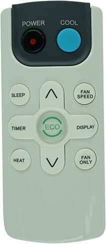 HCDZ Replacement Remote Control for TCL W10W91 W10W91-B W12W91 15W9E1-A W8W91 W8W91-B Window Air Conditioner in Saudi Arabia