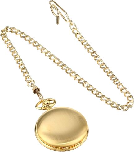 Charles-Hubert, Paris 3595 Gold-Plated Satin Finish Mechanical Pocket Watch in Saudi Arabia