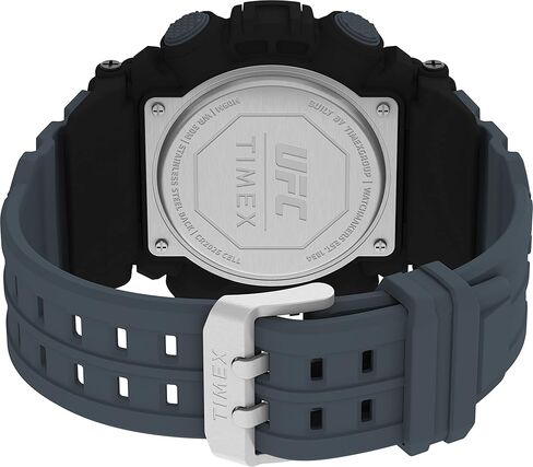 Timex UFC Men's Redemption 50mm Watch - Gray Strap Digital Dial Black Case in Saudi Arabia