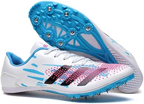Track Spikes Shoes Mens Womens Track and Field Athletics Training Sprint Racing Track Shoes with Spikes in Kuwait