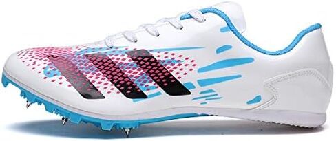 Track Spikes Shoes Mens Womens Track and Field Athletics Training Sprint Racing Track Shoes with Spikes in Kuwait